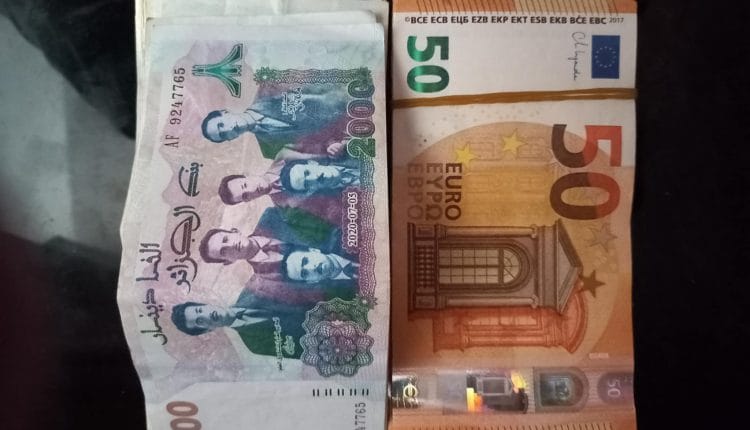 taux de change euro-dinar